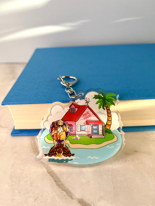 Turtle Island House Keychain