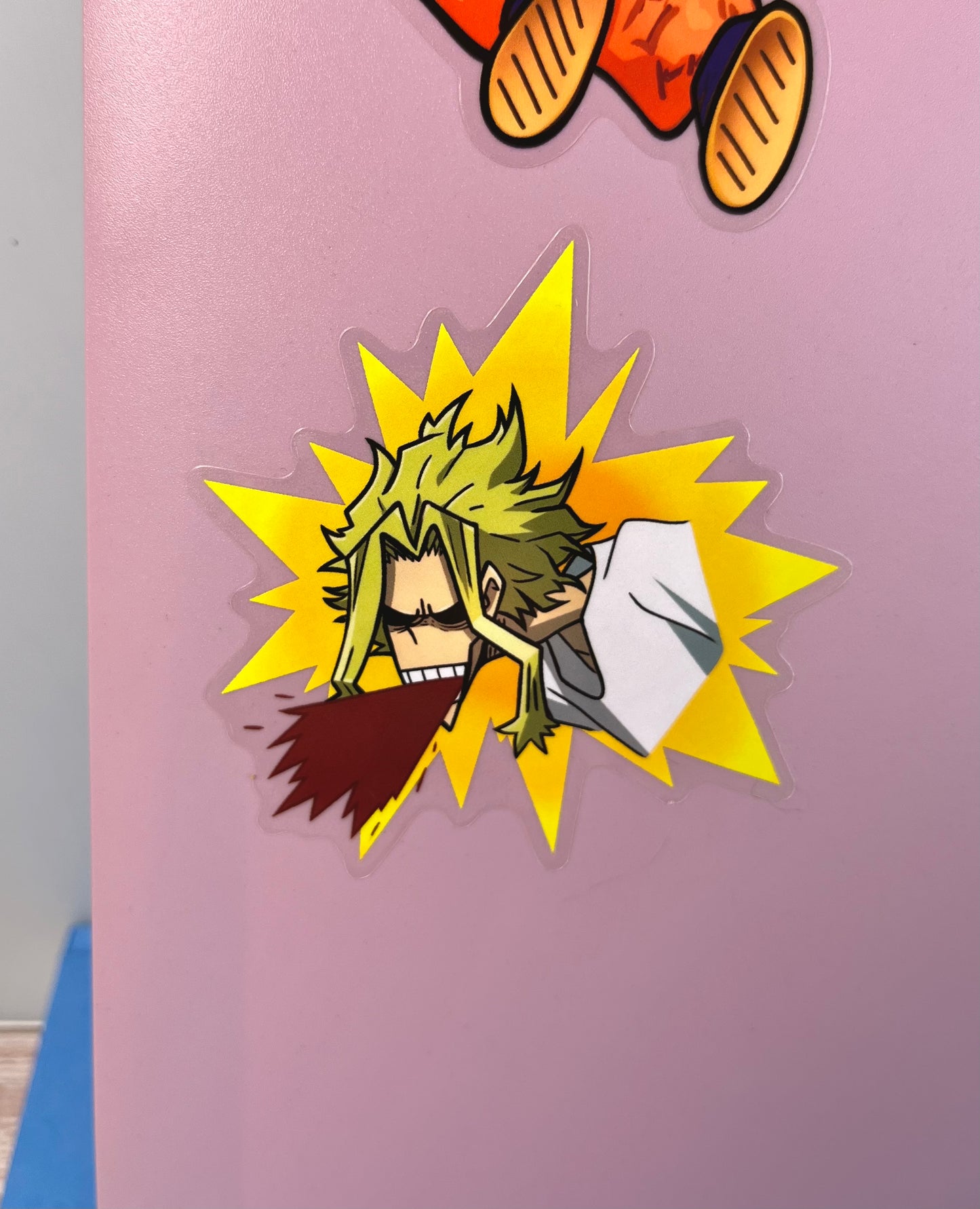 Skinny Hero Sticker and Peeker