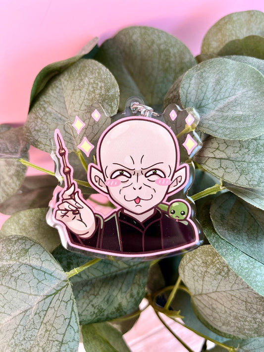 Kawaii Dark Wizard Keychain