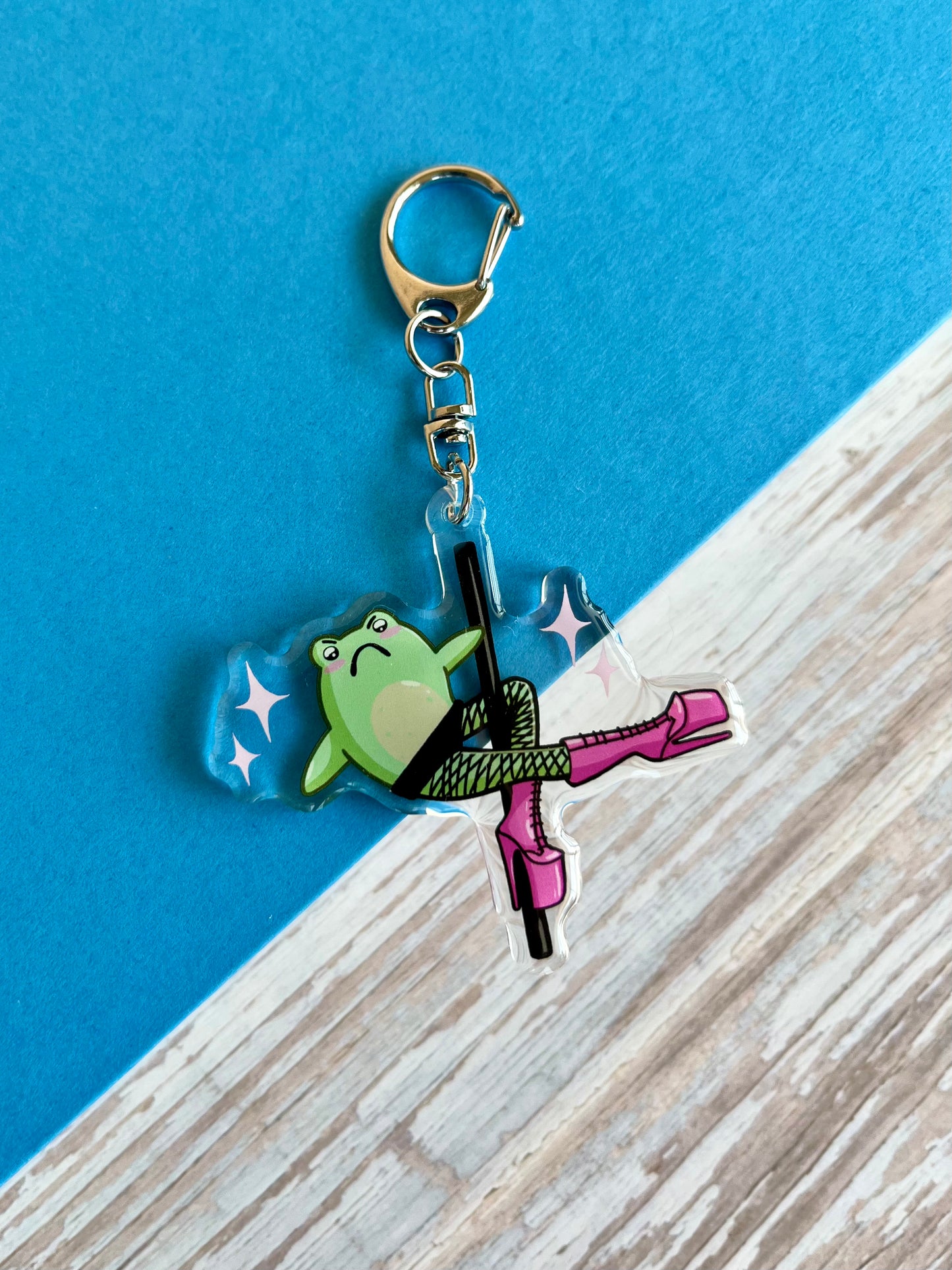 Dancing Frog Keychain