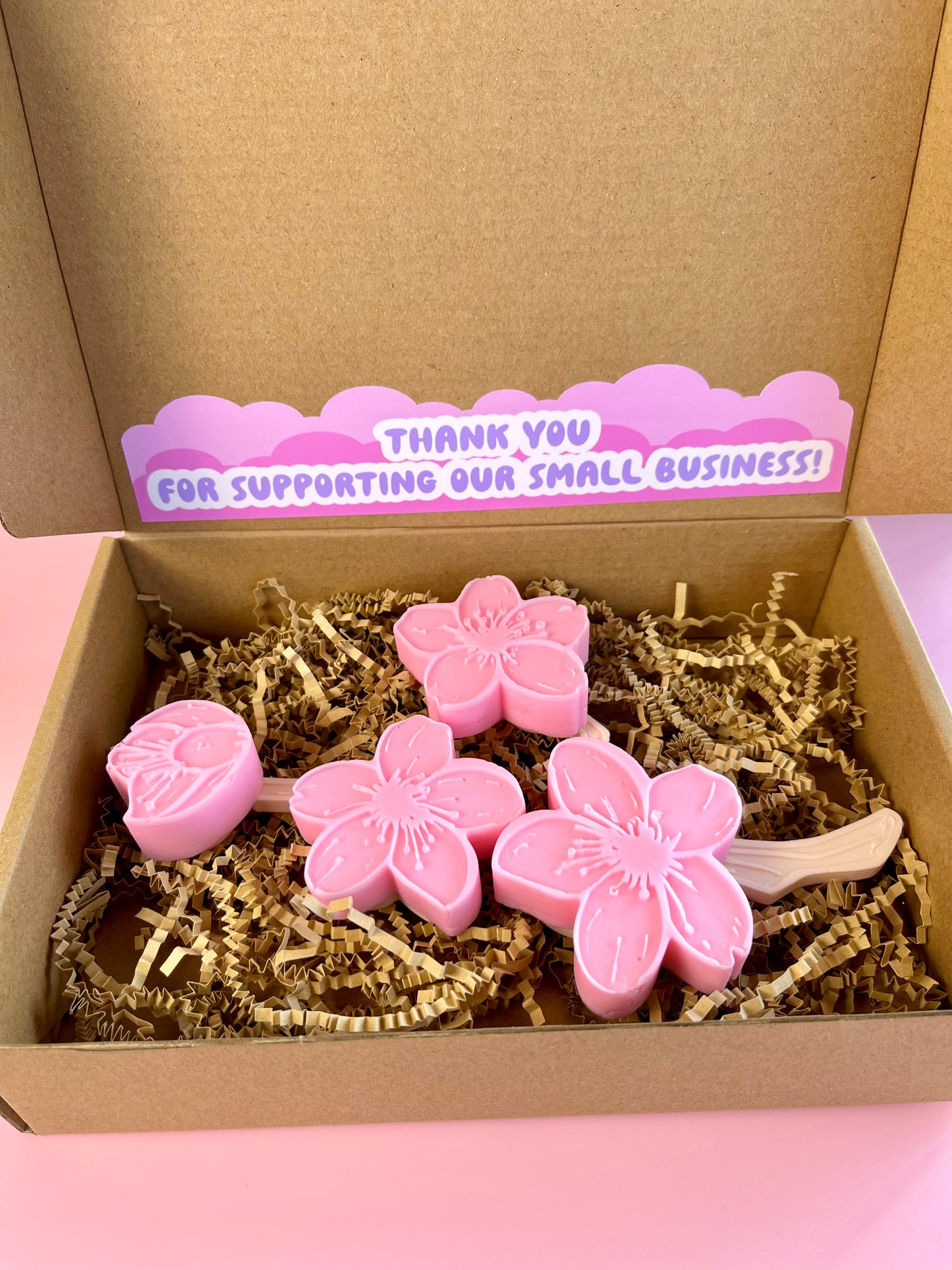 Cherry Blossom Soaps- Singles or Set