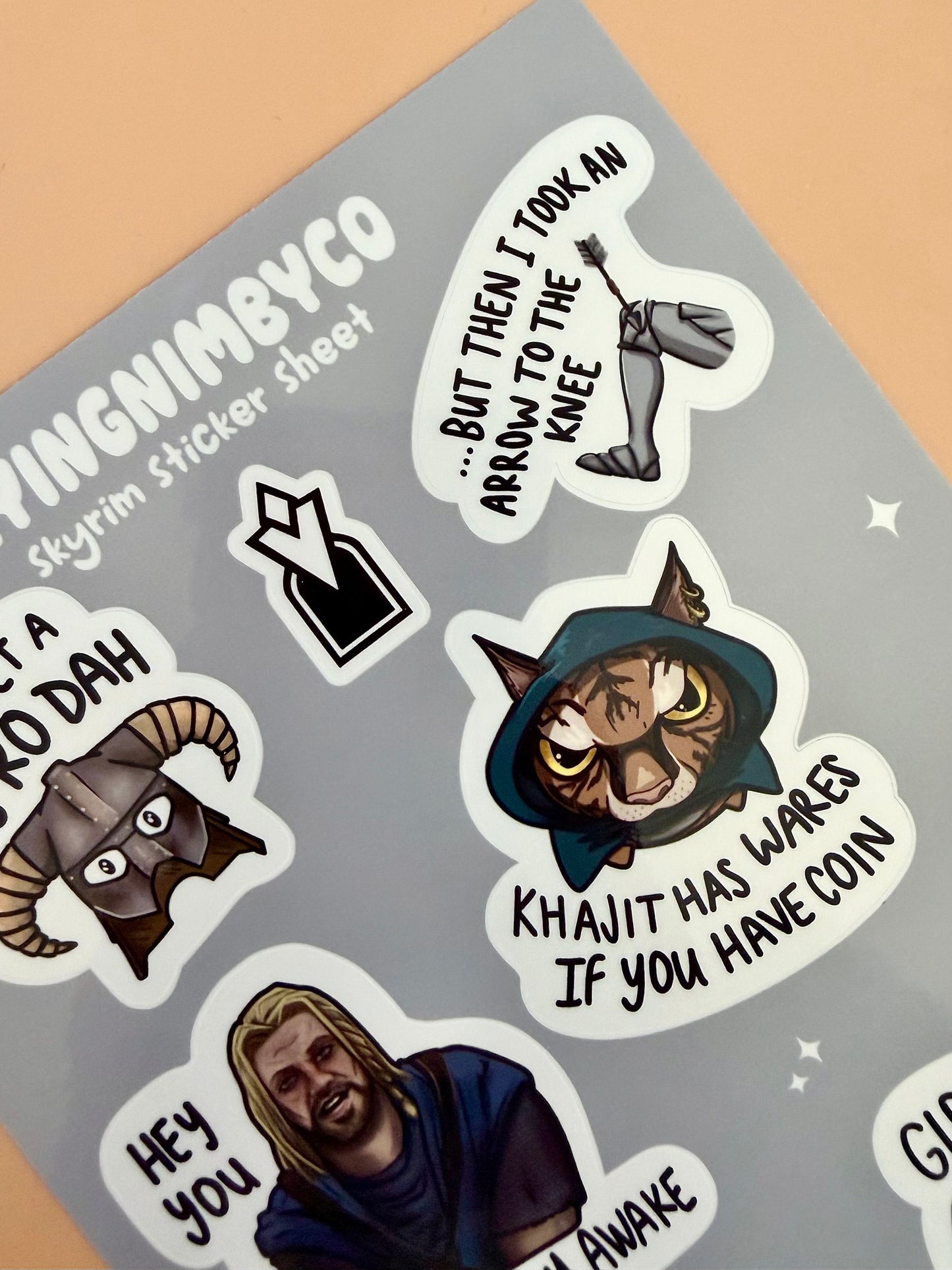 Fantasy RPG Sticker Sheet