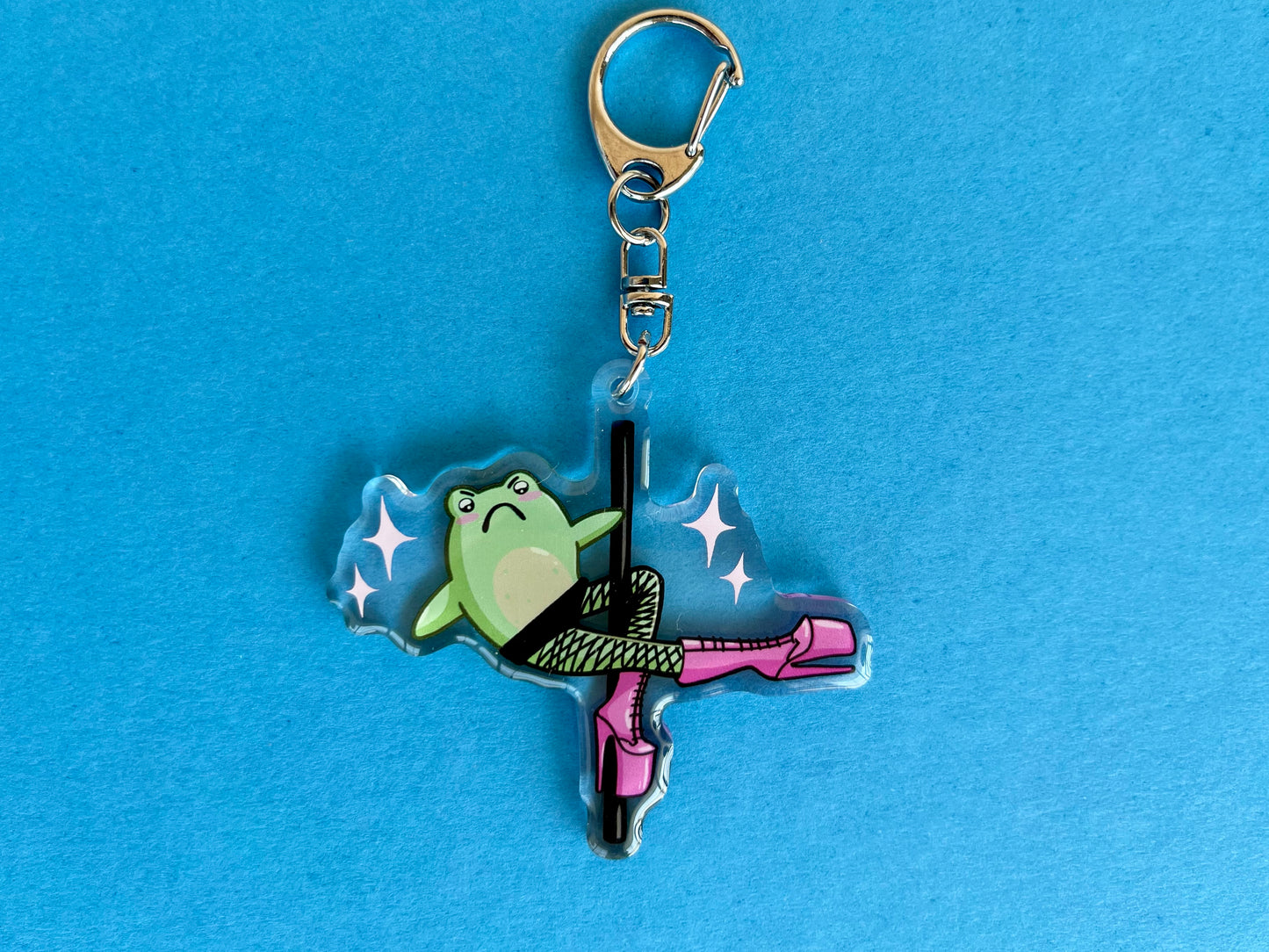 Dancing Frog Keychain