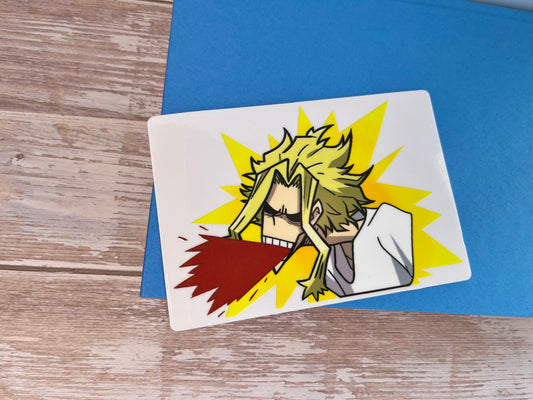 Skinny Hero Sticker and Peeker