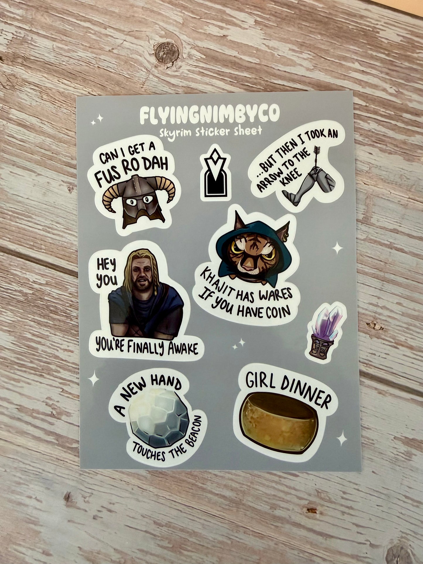 Fantasy RPG Sticker Sheet