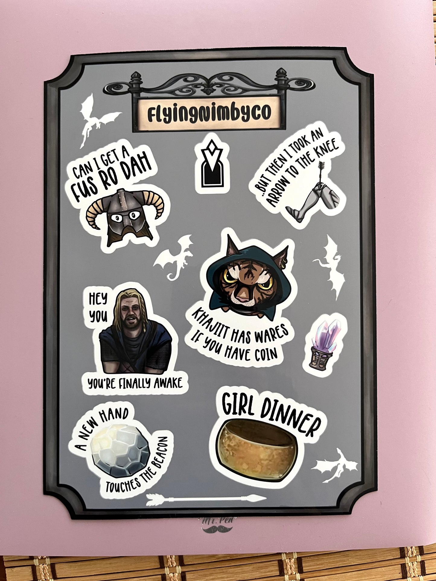 Fantasy RPG Sticker Sheet