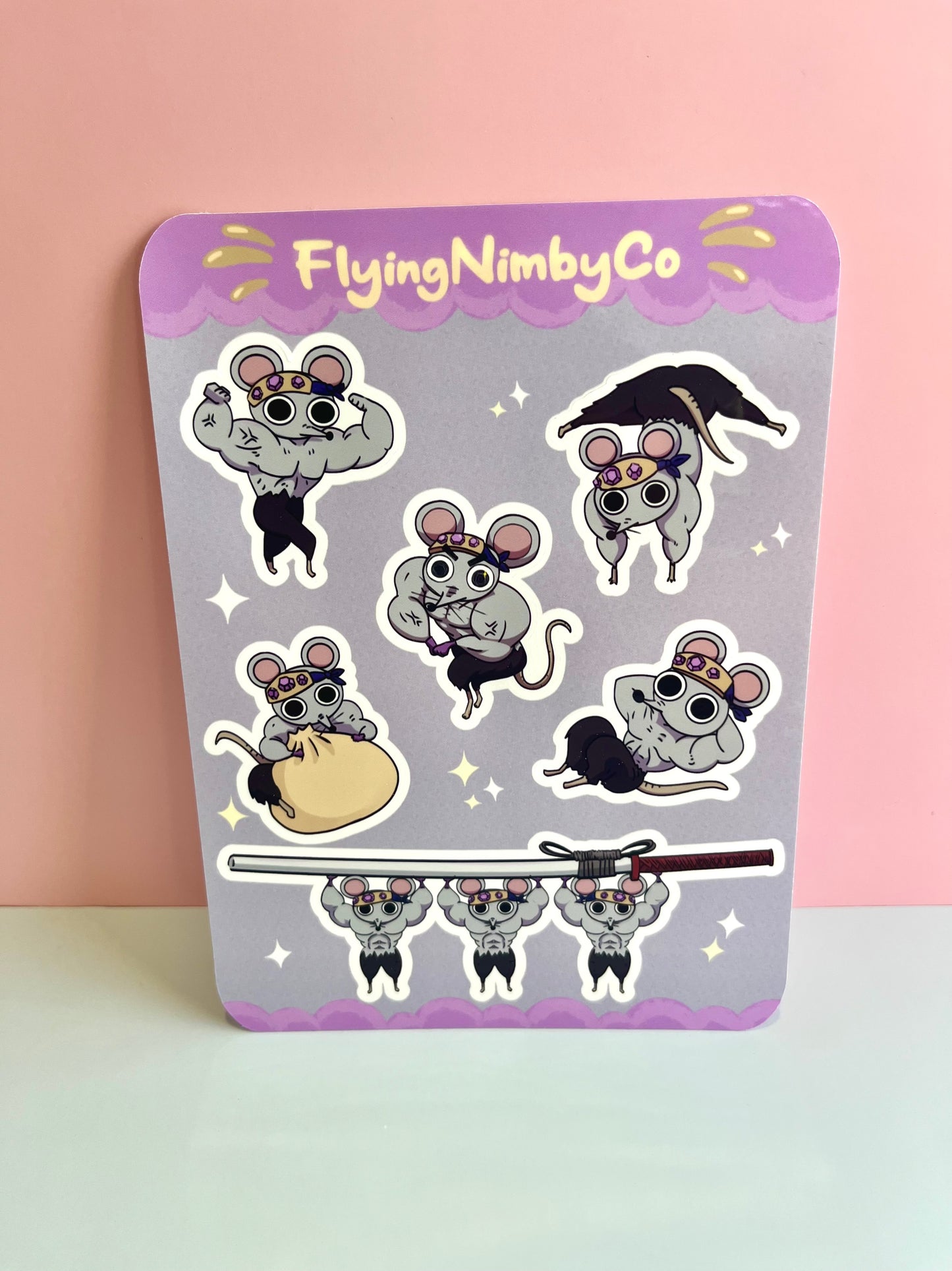 Muscle Mice Sticker Sheet