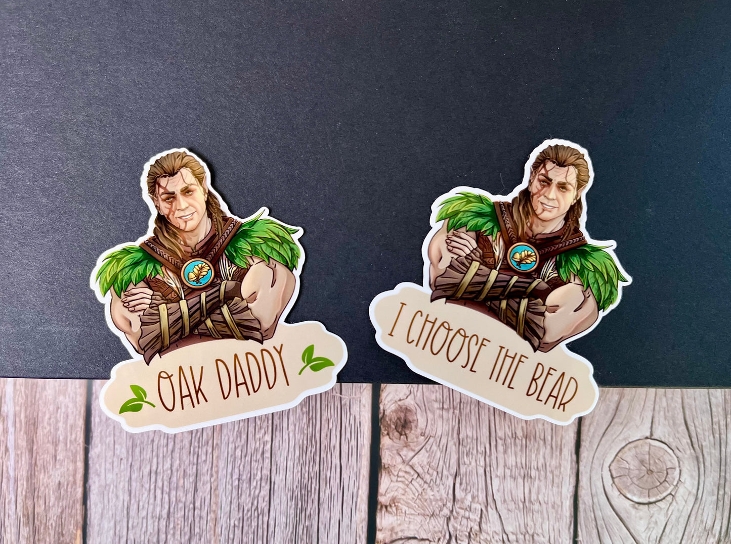 Oak Daddy Video Game Companion Sticker