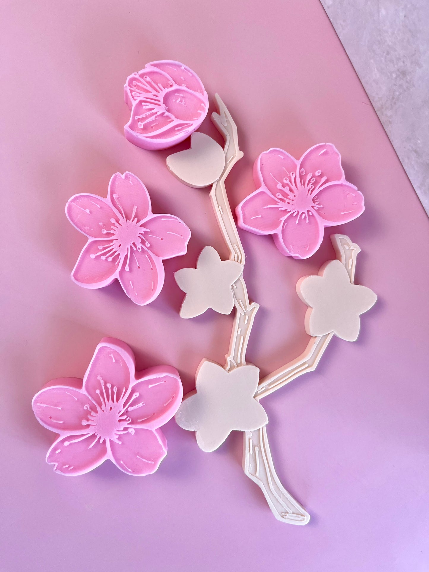 Cherry Blossom Soaps- Singles or Set