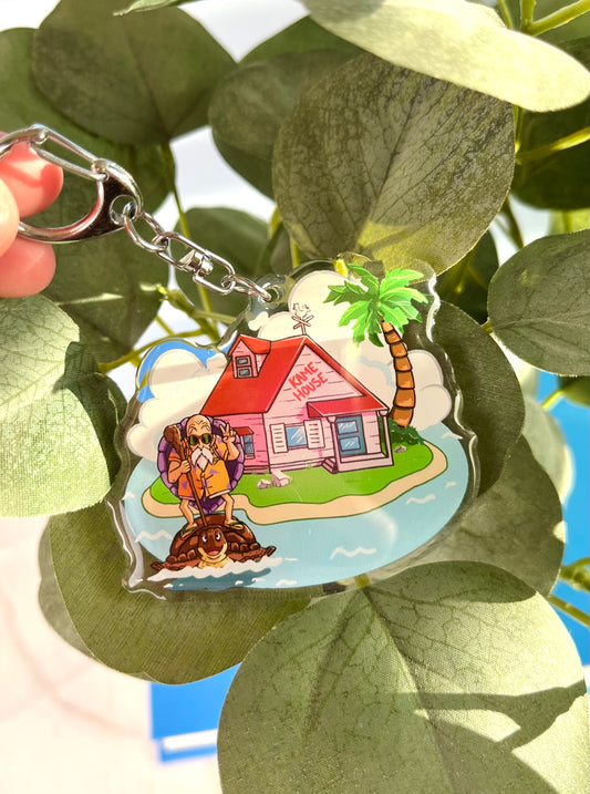 Turtle Island House Keychain