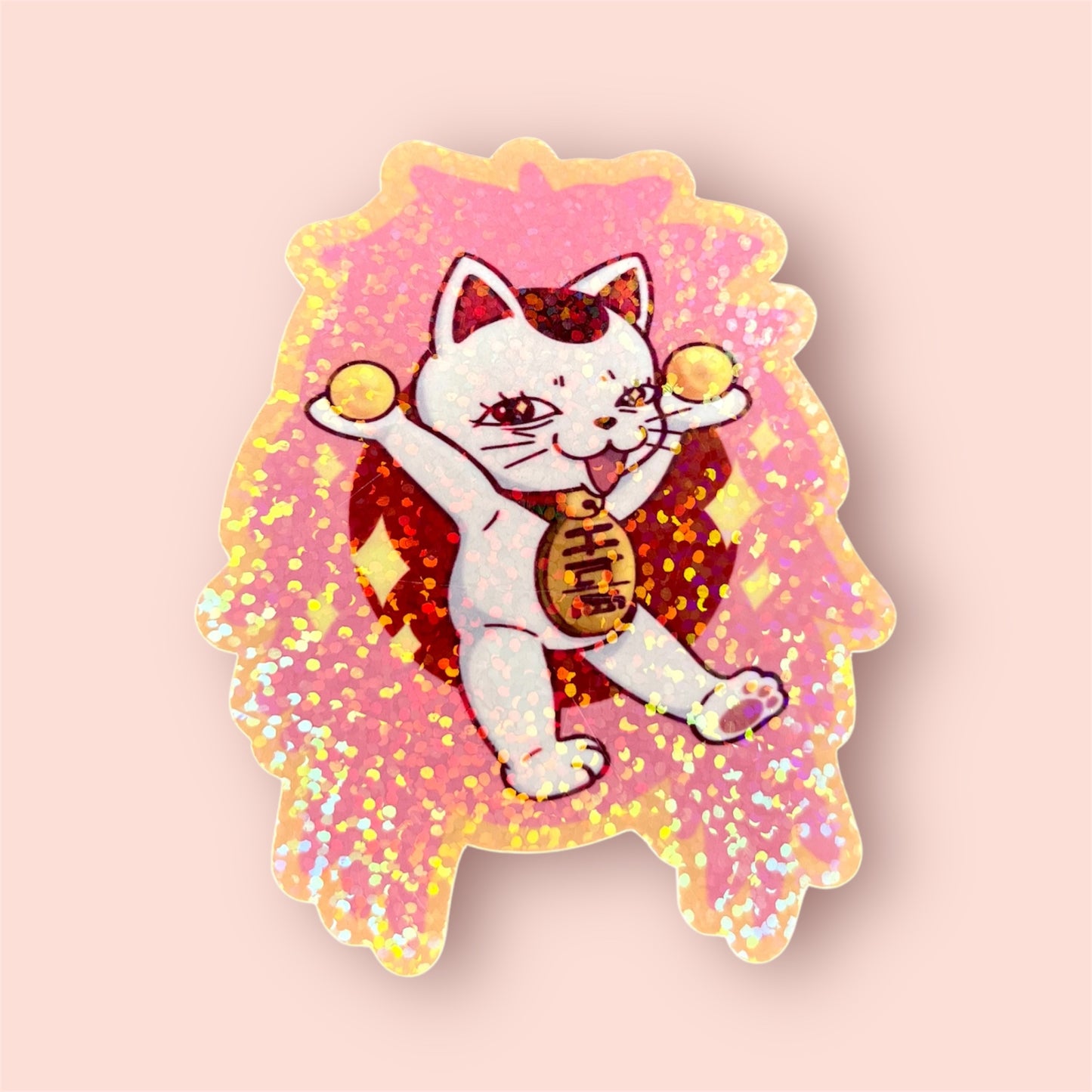 Fast Granny Cat and Ghost Stickers