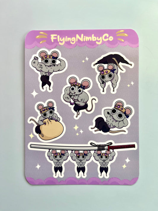 Muscle Mice Sticker Sheet