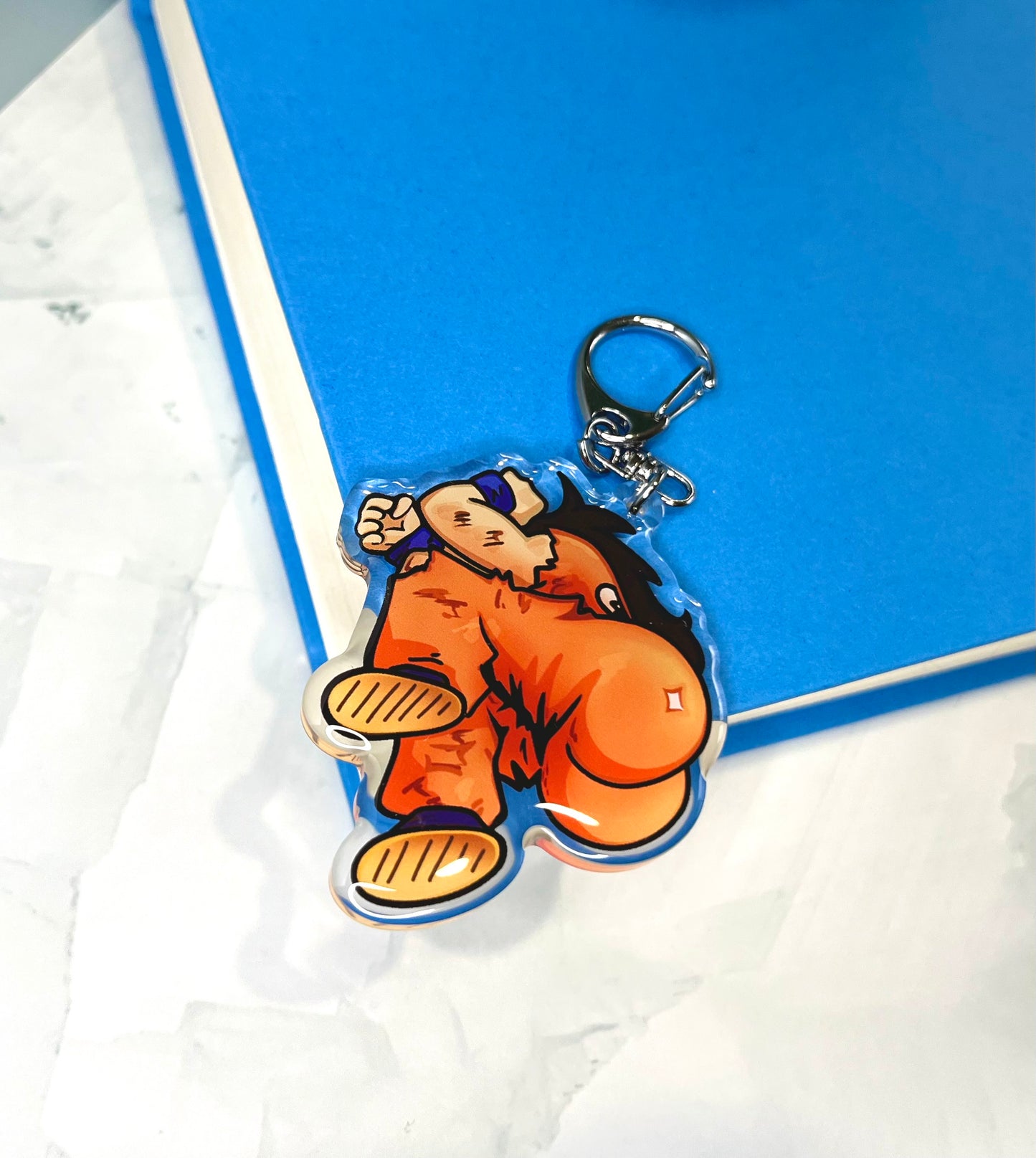Death Pose Booty Keychain