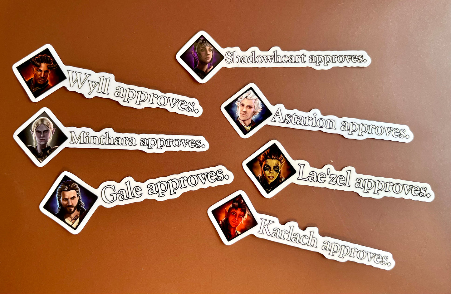 Video Game Companion Approval Stickers