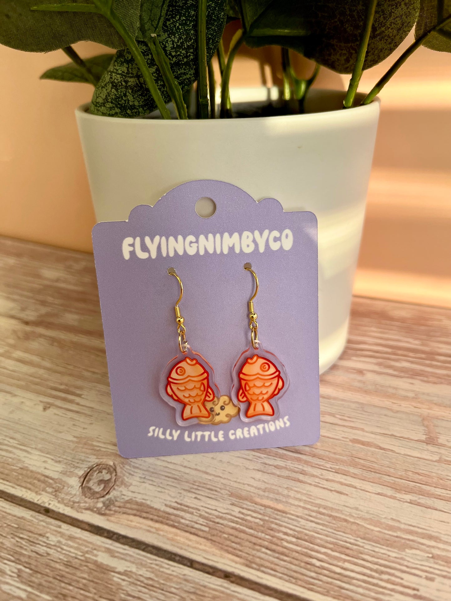 Taiyaki Acrylic Dangle Earrings