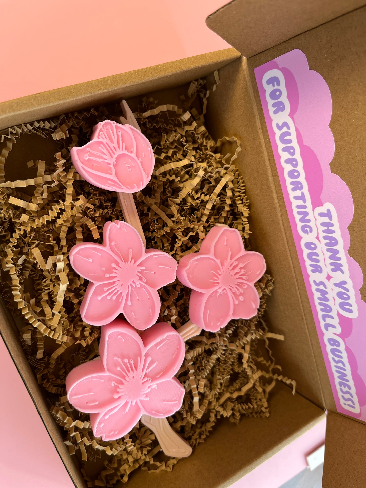 Cherry Blossom Soaps- Singles or Set