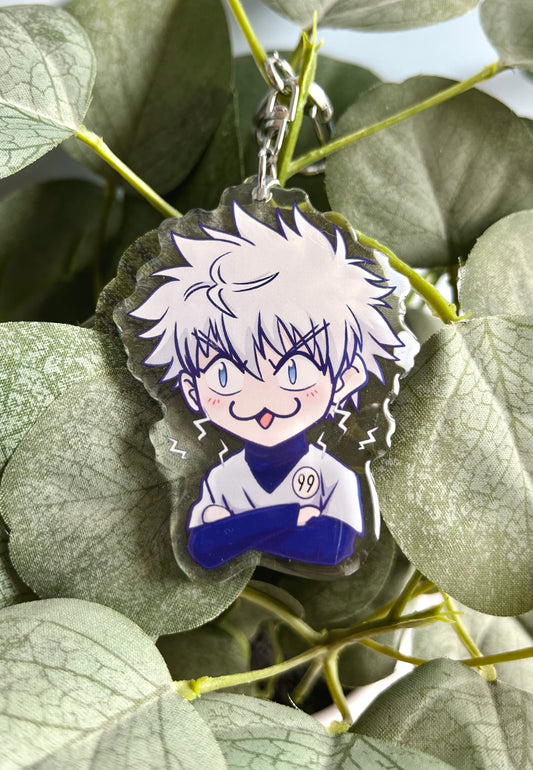 Lightning Assassin Boy Keychain